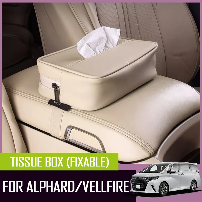 Fit for Toyota Alphard Vellfire 40 Series Car Seat Tissue Bag Multi-function Seat Tissue Box Carton Leather
Fit for Toyota Alphard Vellfire 40 Series Car Seat Tissue Bag Multi-function Seat Tissue Box Carton Leather