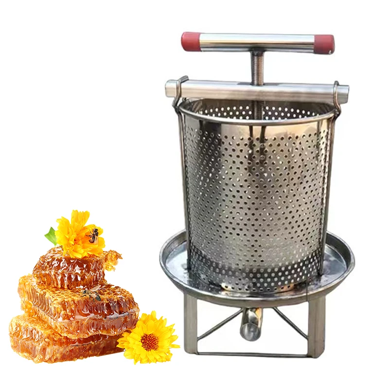 Easy To Operate Manual Mesh Honey Wax Press Extractor Stainless Steel Honey Presser
Easy To Operate Manual Mesh Honey Wax Press Extractor Stainless Steel Honey Presser