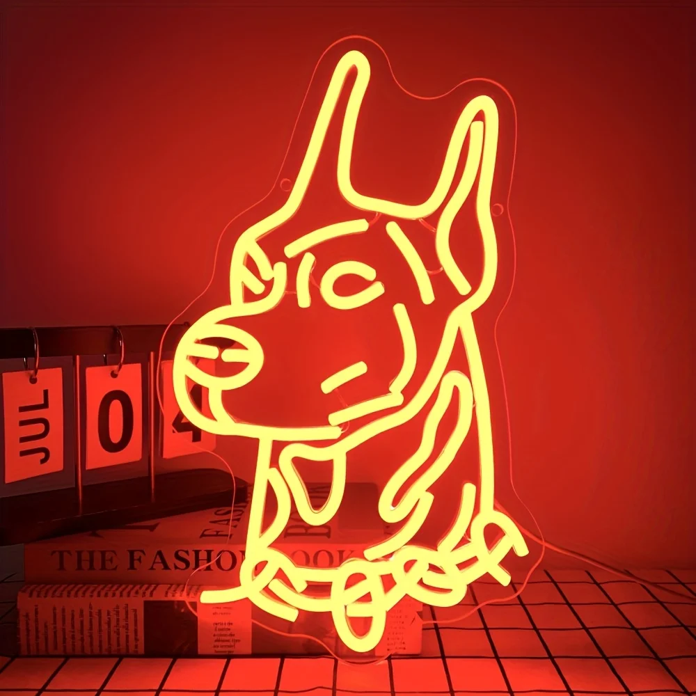 German Dog Neon Sign Cool Dog LED Neon Light USB Dimmable for Bedroom Pet Shop Party Bar Game Room Living Room Gift for Kid
German Dog Neon Sign Cool Dog LED Neon Light USB Dimmable for Bedroom Pet Shop Party Bar Game Room Living Room Gift for Kid
