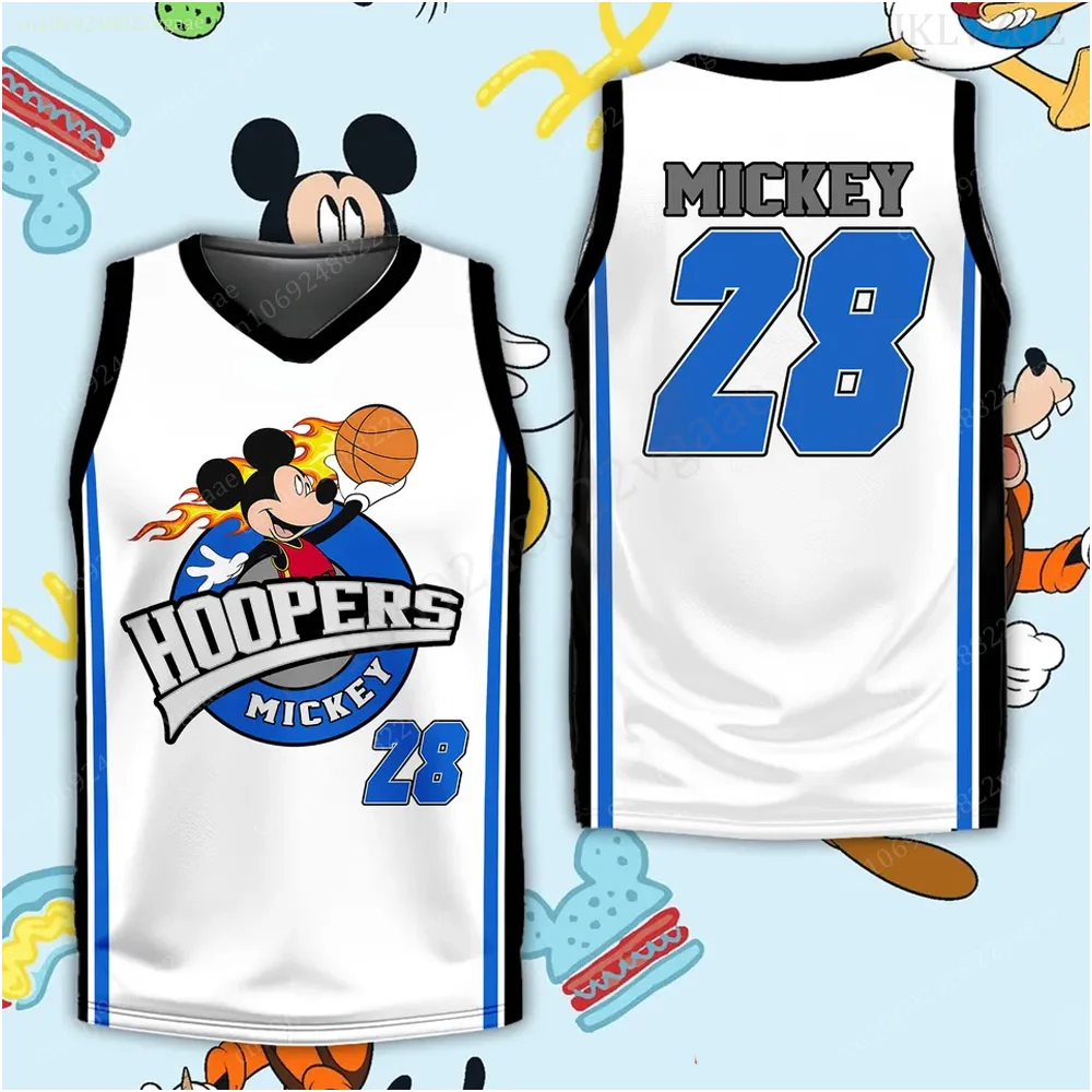 Mickey Mouse Basketball Jersey Tank Top Kids Men Boys Clothes Children T Shirt Sportwear Training Uniform Vest Costume
Mickey Mouse Basketball Jersey Tank Top Kids Men Boys Clothes Children T Shirt Sportwear Training Uniform Vest Costume