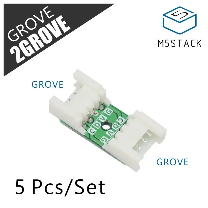 Official M5Stack GROVE Connector Extension Connector Grove Pin Servo 5-Pack Official GROVE Interface Expansion Connector
Official M5Stack GROVE Connector Extension Connector Grove Pin Servo 5-Pack Official GROVE Interface Expansion Connector