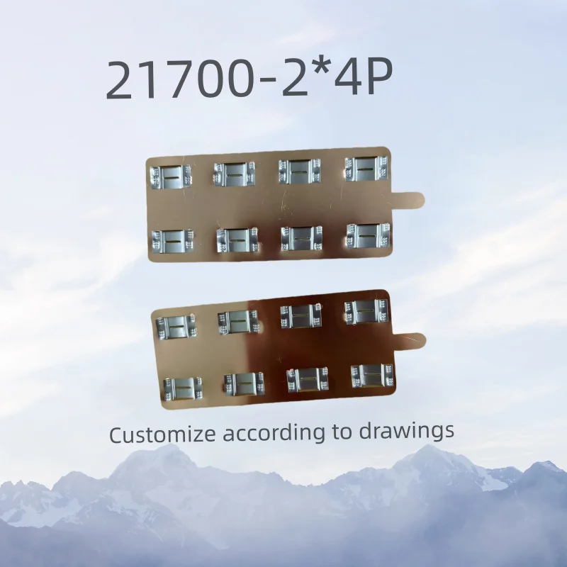 Copper 0.5mm 21700-2*4P Copper-nickel Composite Sheet With Small Ear Spacing 23mm Custom Format In Vertical Sorting 20PCS
Copper 0.5mm 21700-2*4P Copper-nickel Composite Sheet With Small Ear Spacing 23mm Custom Format In Vertical Sorting 20PCS