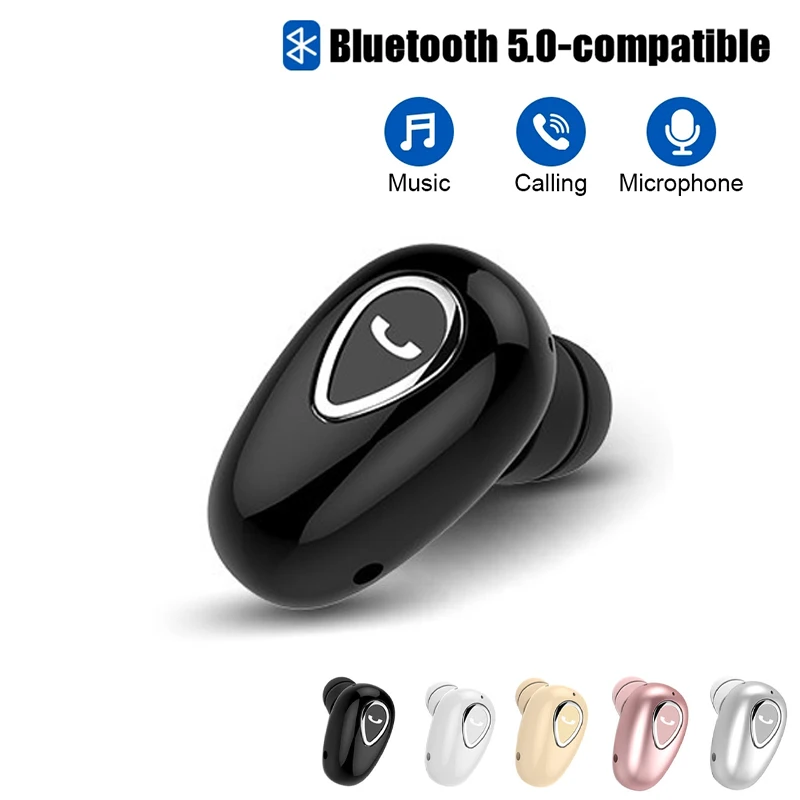 Мини-невидимые наушники Bluetooth 5,0, спортивная игровая гарнитура, беспроводные наушники, стереонаушники с громкой связью для всех смартфонов
Мини-невидимые наушники Bluetooth 5,0, спортивная игровая гарнитура, беспроводные наушники, стереонаушники с громкой связью для всех смартфонов