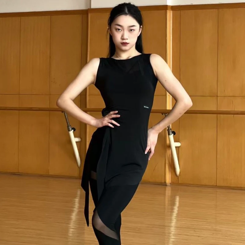 2023 New Latin Dance Practice Clothes For Women Loose Sleeveless Shirts Samba Chacha Tango Dress Adult Latin Costumes DQS13084
2023 New Latin Dance Practice Clothes For Women Loose Sleeveless Shirts Samba Chacha Tango Dress Adult Latin Costumes DQS13084
