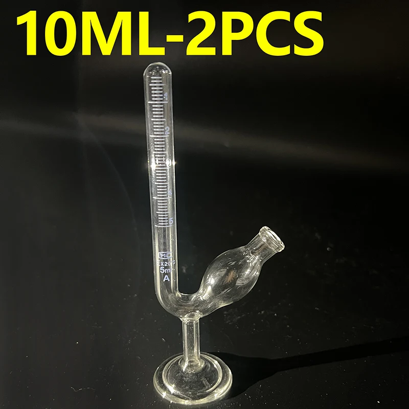 2 pcs Seat type fermentation tube 10ml with scale Laboratory measurement of gas production bird cup with base Glass instrument
2 pcs Seat type fermentation tube 10ml with scale Laboratory measurement of gas production bird cup with base Glass instrument