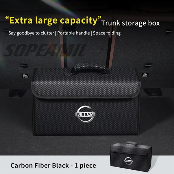 Car Trunk Organizing And Storage Box For Nissan Nismo Qashqai Juke X-Trail Patrol Note Leaf Altima Maxima Micra
Car Trunk Organizing And Storage Box For Nissan Nismo Qashqai Juke X-Trail Patrol Note Leaf Altima Maxima Micra