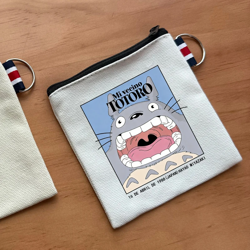 Totoro Coin Purse Anime Cartoon Print Canvas Wallet Boy Girl Kawaii Zipper Card Holder Woman Coin Pouch Fashion Money Bags Gift
Totoro Coin Purse Anime Cartoon Print Canvas Wallet Boy Girl Kawaii Zipper Card Holder Woman Coin Pouch Fashion Money Bags Gift