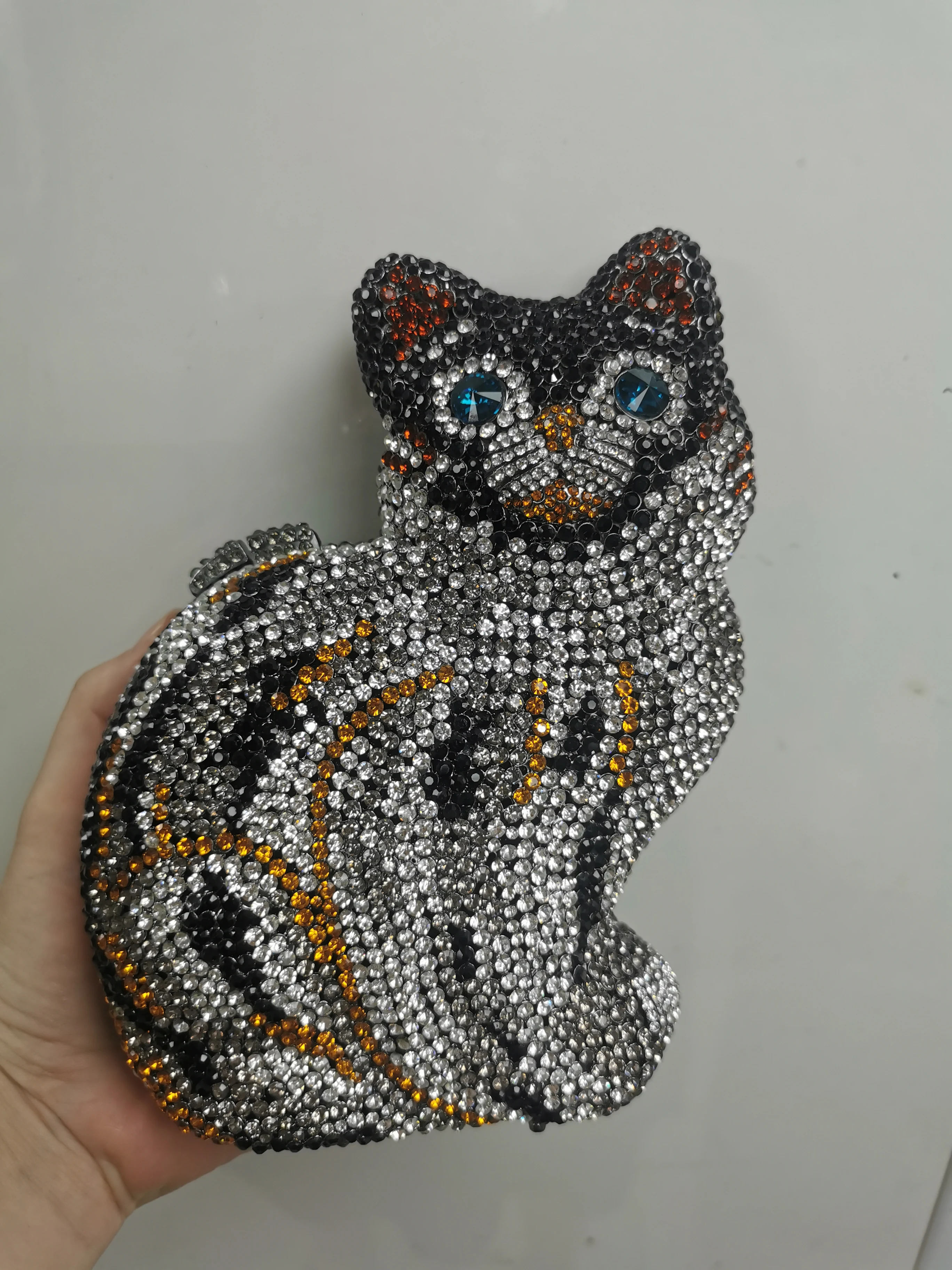 XIYUAN Cat Women Rhinestone Clutch Purse Stones Evening Wedding Cocktail Minaudiere Handbag and Purse Ladies Diamond Clutch Bags
XIYUAN Cat Women Rhinestone Clutch Purse Stones Evening Wedding Cocktail Minaudiere Handbag and Purse Ladies Diamond Clutch Bags
