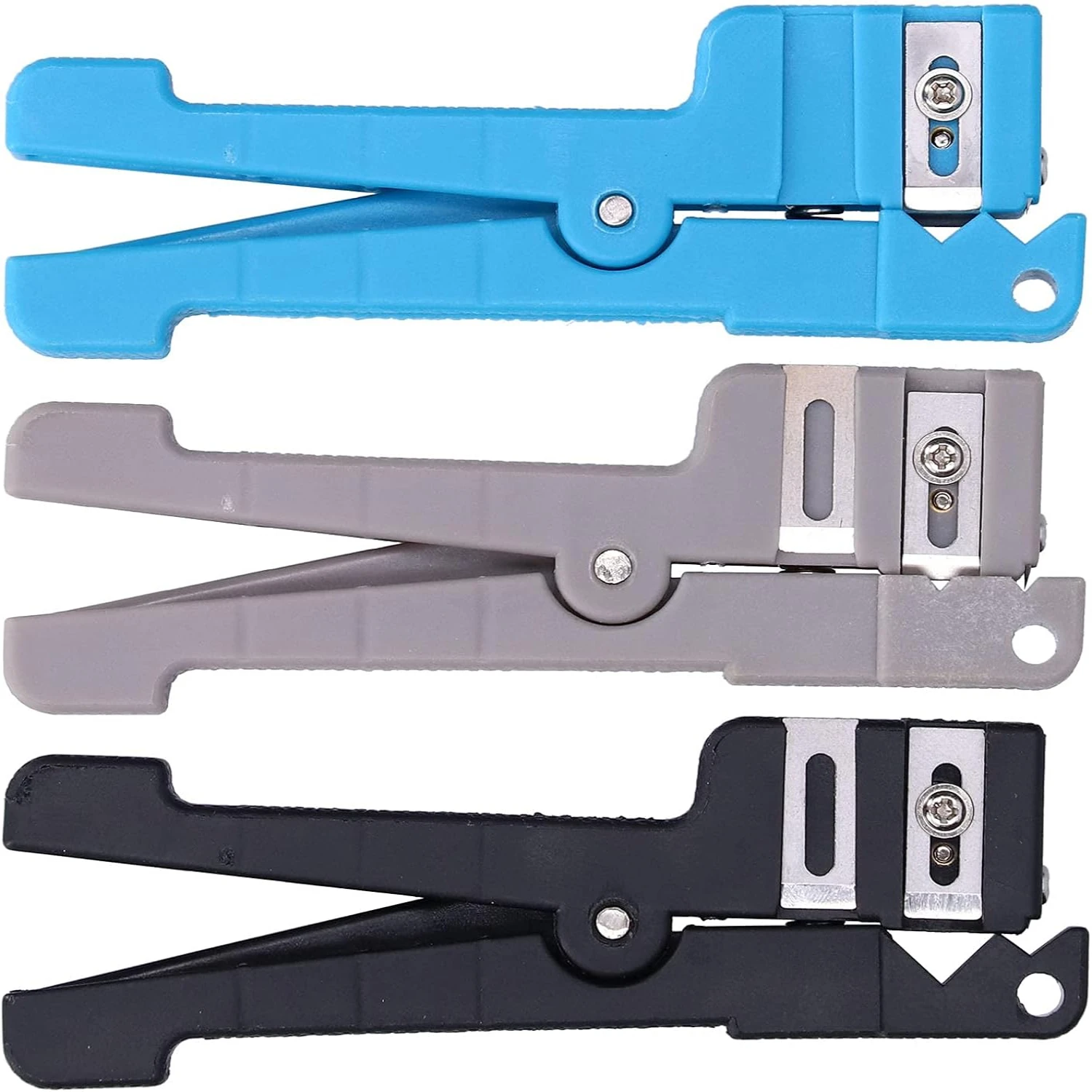 Efficient Labor-Saving Fiber Optic Stripper Set with Straight and Curved Blades, 3pcs, High-Quality Coaxial Cable Crimper, Ideal
Efficient Labor-Saving Fiber Optic Stripper Set with Straight and Curved Blades, 3pcs, High-Quality Coaxial Cable Crimper, Ideal