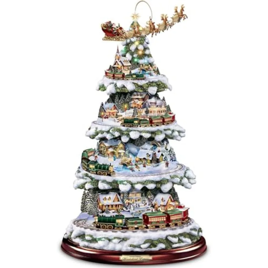 Kinkade Animated Tabletop Christmas Tree with Train: Wonderland Expr
Kinkade Animated Tabletop Christmas Tree with Train: Wonderland Expr