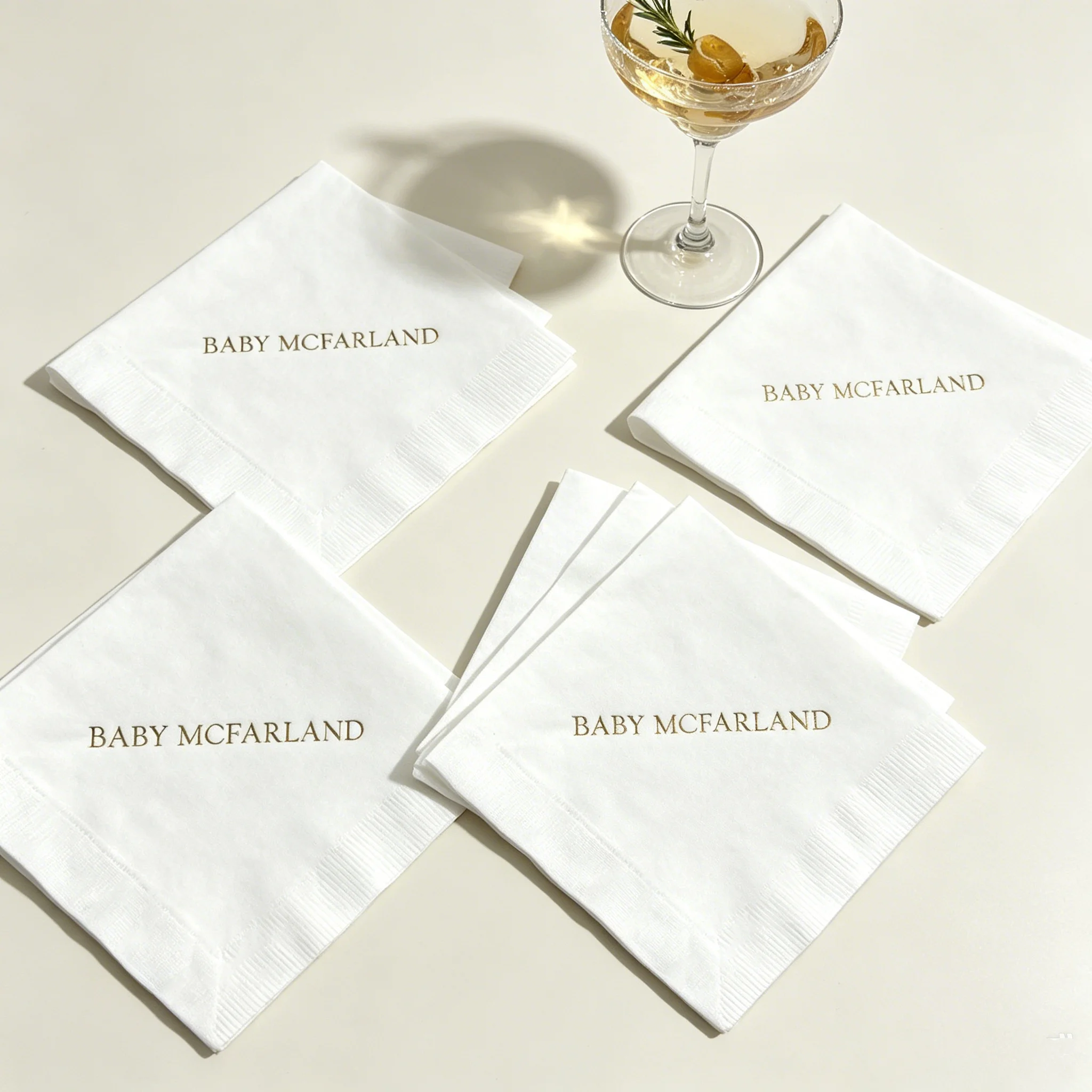 50pcs Personalized Baby Shower Napkins Custom Cocktail Beverage Luncheon Guest Towel Size Available!
50pcs Personalized Baby Shower Napkins Custom Cocktail Beverage Luncheon Guest Towel Size Available!