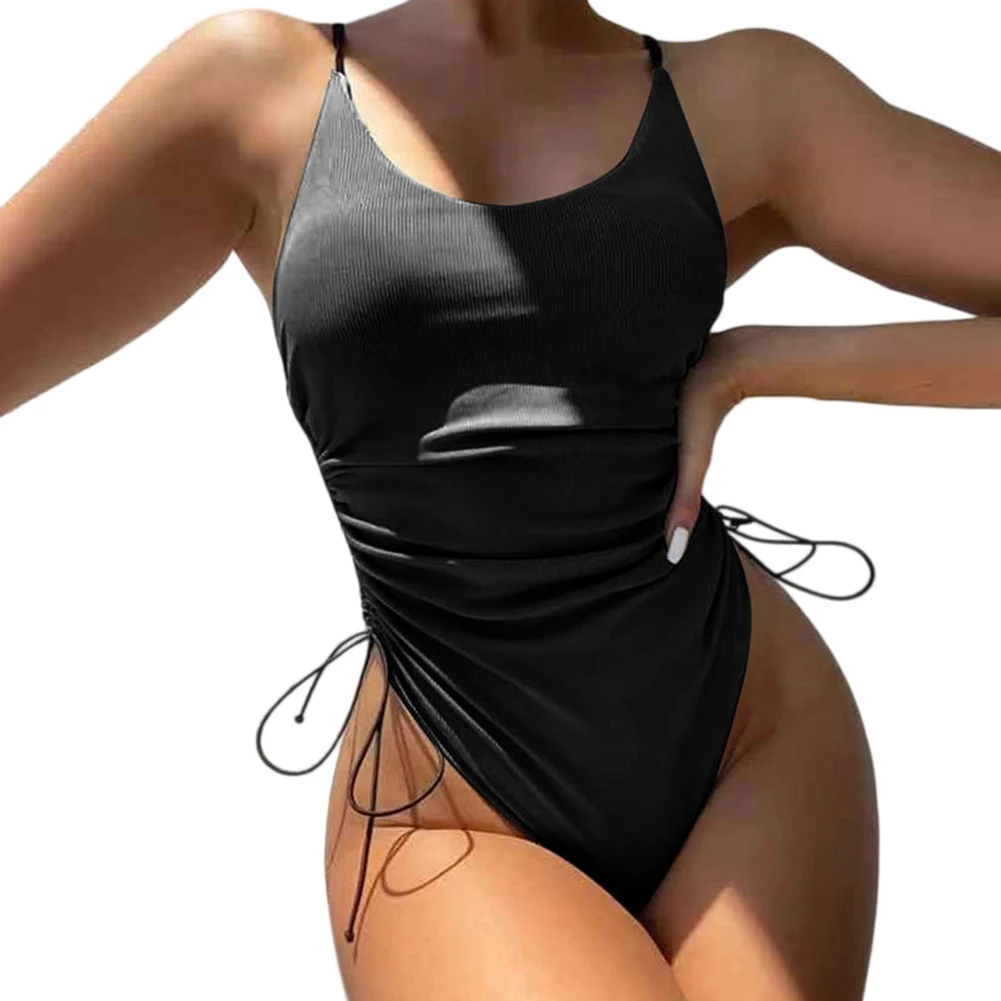 Women's Solid Color Fashionable Bodysuit Casual Strappy Women's Beach Bikini One-Piece Beachwear Swimsuit Swimwear Woman 2025
Women's Solid Color Fashionable Bodysuit Casual Strappy Women's Beach Bikini One-Piece Beachwear Swimsuit Swimwear Woman 2025