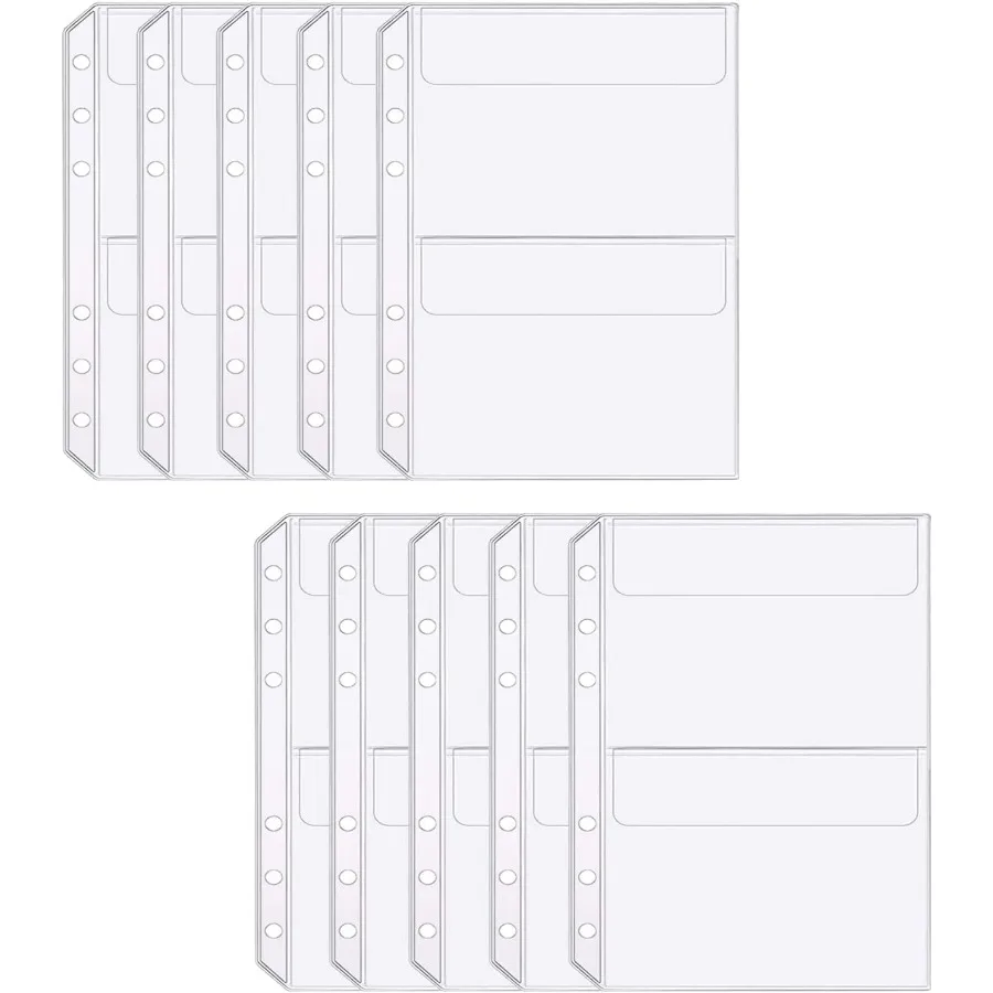 10PCS A5 Binder Pockets 6 Holes A5 Planner Inserts Translucent Waterproof PVC LooseLeaf Storage Pouch with AntiDrop Design 2 Co
10PCS A5 Binder Pockets 6 Holes A5 Planner Inserts Translucent Waterproof PVC LooseLeaf Storage Pouch with AntiDrop Design 2 Co