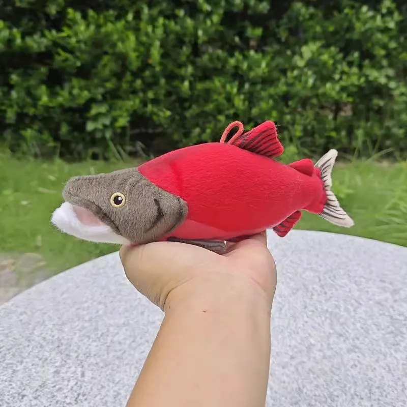 Lifelike Sockeye Salmon Red Fish Emulational Ocean Animal Small Doll Soft Plush Toy Girl Boy Birthday Christmas Gift 1pc
Lifelike Sockeye Salmon Red Fish Emulational Ocean Animal Small Doll Soft Plush Toy Girl Boy Birthday Christmas Gift 1pc
