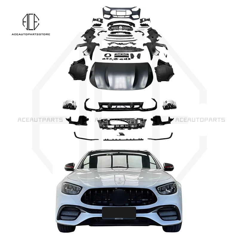 Передний бампер, задний бампер для Benz E Class W213, передний бампер, передний капот E63 AMG 1:1, комплекты широких кузовов 2021-2022
Передний бампер, задний бампер для Benz E Class W213, передний бампер, передний капот E63 AMG 1:1, комплекты широких кузовов 2021-2022