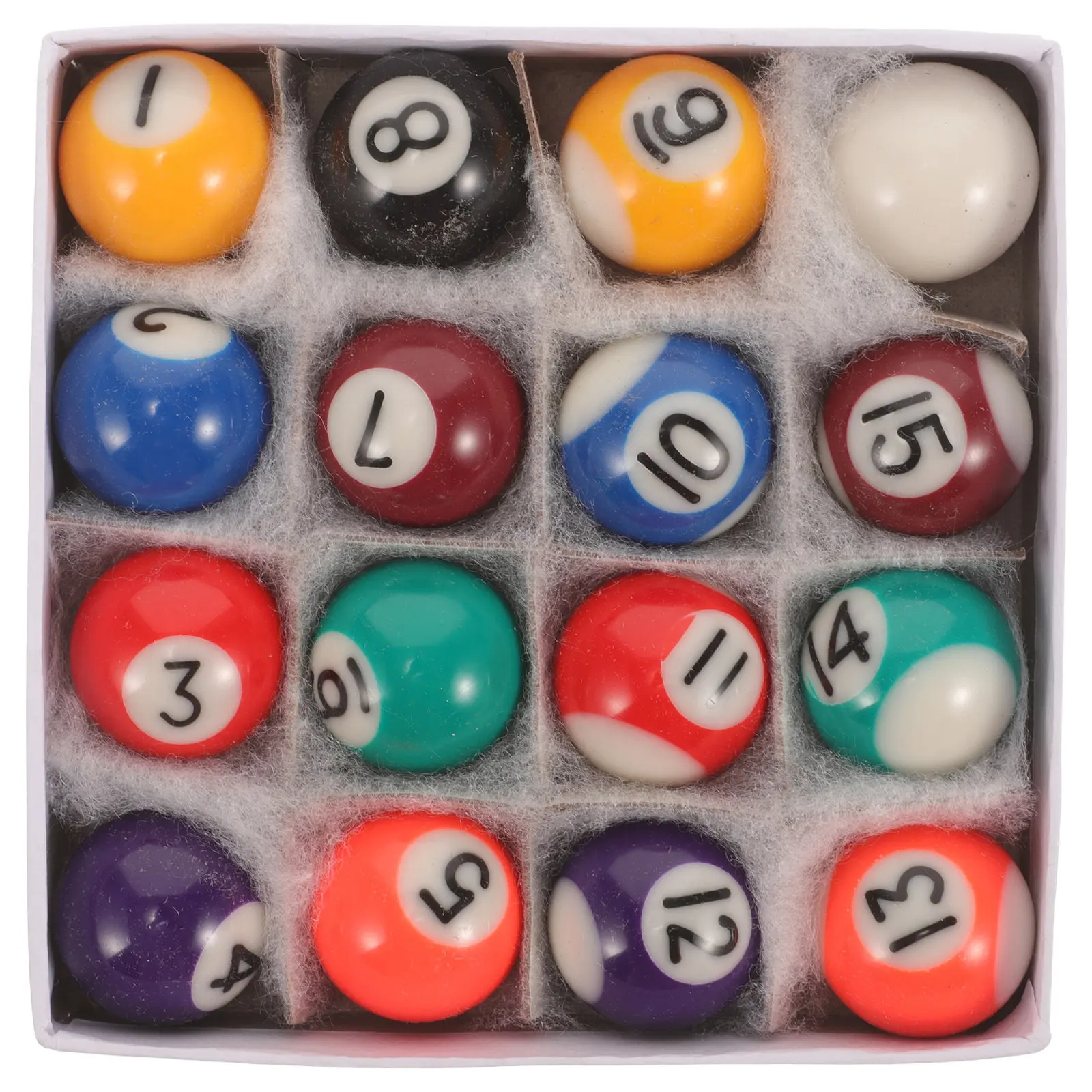 1Set Billiard Balls Resin Impact Resistant Mini Pool Balls Set Professional Training Game Room Sports Leisure Equipment
1Set Billiard Balls Resin Impact Resistant Mini Pool Balls Set Professional Training Game Room Sports Leisure Equipment