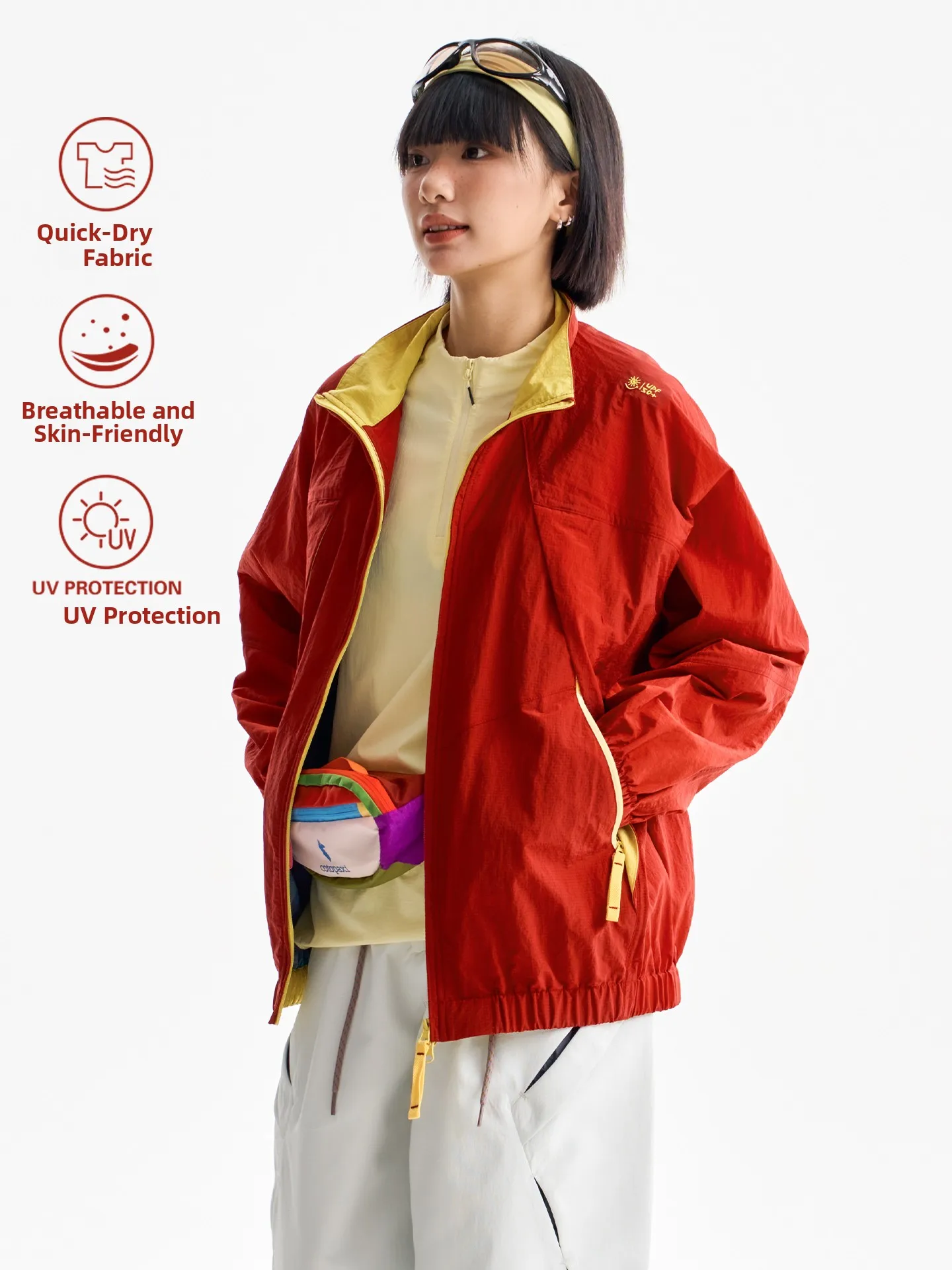 Outdoor Unisex Quick Dry UPF50 Sun Protection Clothing Long Sleeve Zipper Closure Jacket Nylon Fabric Anti-Uv Three-Proof
Outdoor Unisex Quick Dry UPF50 Sun Protection Clothing Long Sleeve Zipper Closure Jacket Nylon Fabric Anti-Uv Three-Proof