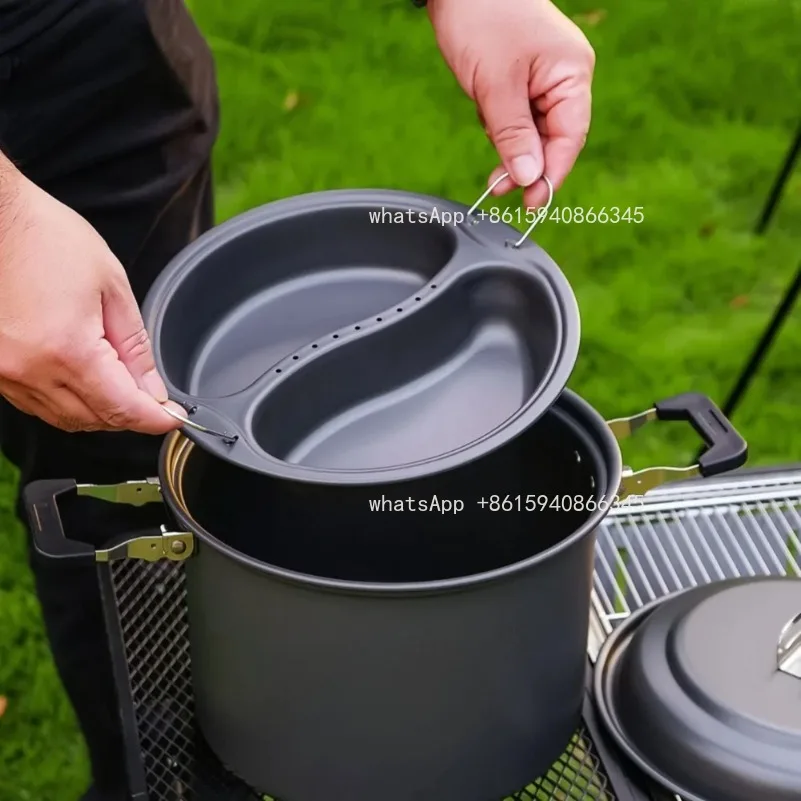 6.5L Modern Stainless Steel Non-stick Portable Camping, Road Trip, BBQ Cookware, Household Cookware
6.5L Modern Stainless Steel Non-stick Portable Camping, Road Trip, BBQ Cookware, Household Cookware