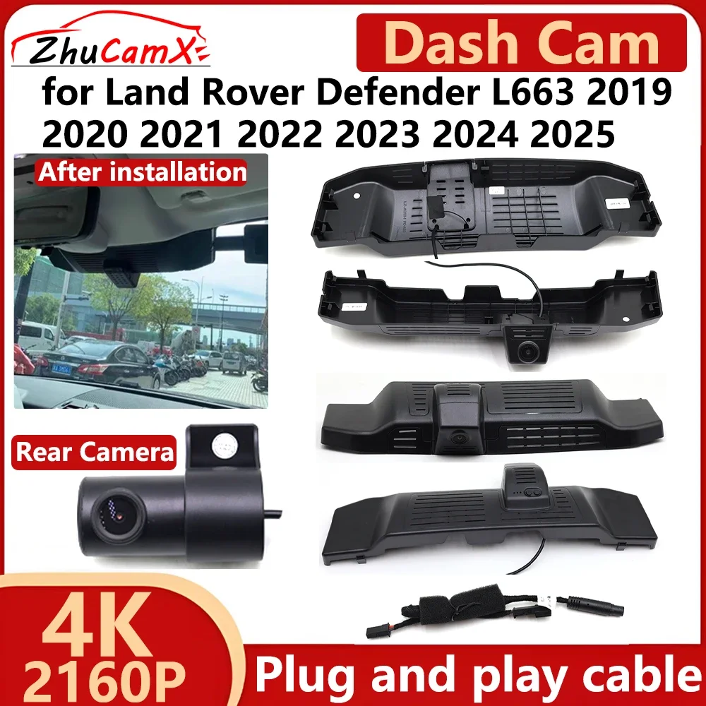 ZhuCamX for Land Rover Defender L663 2019 2020 2021 2022 2023 2024 2025 4K 2160P Car DVR Dash Cam Camera Night Vision Recorder
ZhuCamX for Land Rover Defender L663 2019 2020 2021 2022 2023 2024 2025 4K 2160P Car DVR Dash Cam Camera Night Vision Recorder