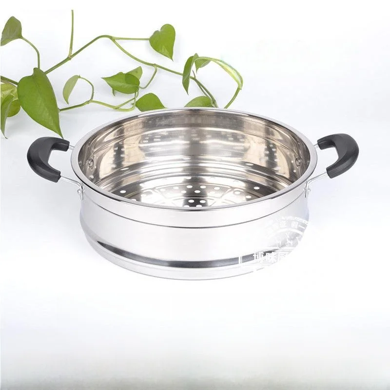 Stainless Steel Steamer Pot Thickened Rice Cooker High-Rise Milk Pan Multi-Purpose Pot Steaming Basket Home Use
Stainless Steel Steamer Pot Thickened Rice Cooker High-Rise Milk Pan Multi-Purpose Pot Steaming Basket Home Use
