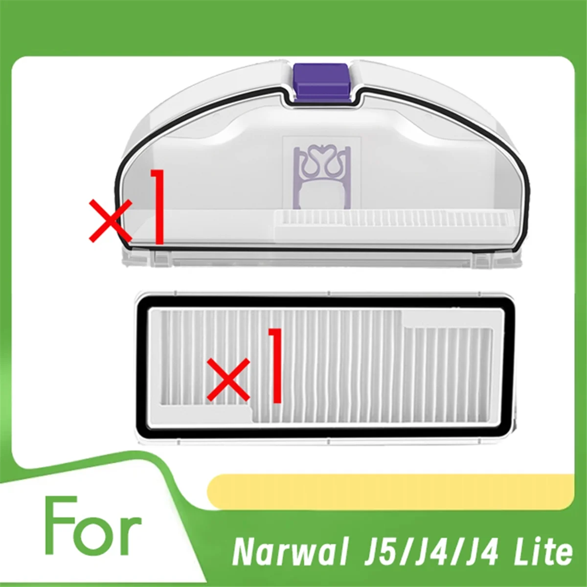 Для Narwal J5/J4/J4 Lite пылесборник с 1 фильтром, аксессуары для робота-пылесоса, запасные части, пылесборник для мусора M14K
Для Narwal J5/J4/J4 Lite пылесборник с 1 фильтром, аксессуары для робота-пылесоса, запасные части, пылесборник для мусора M14K