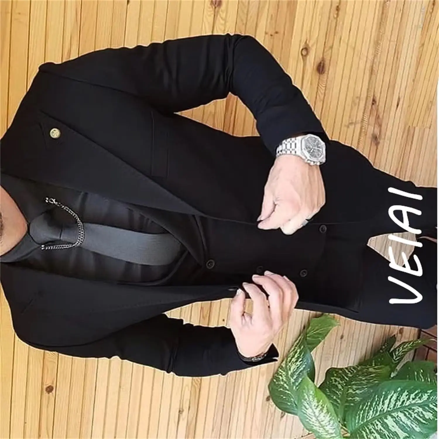 CustomizedSuits for Men Slim Fit Single Breasted Peaked Lapel 3 Pcs (jacket+waistcoat+pant) Wedding Set Luxury High Quality Chal
CustomizedSuits for Men Slim Fit Single Breasted Peaked Lapel 3 Pcs (jacket+waistcoat+pant) Wedding Set Luxury High Quality Chal