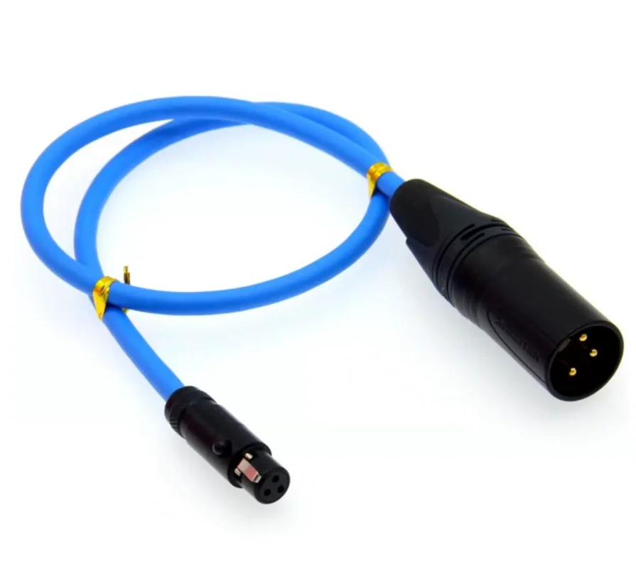 XT10 V3-D Mini XLR 3Pin Female To XLR 3 Pin Male Cable AES/EBU 110OHM Coaxial Digital XLR balance Line Canare DA202
XT10 V3-D Mini XLR 3Pin Female To XLR 3 Pin Male Cable AES/EBU 110OHM Coaxial Digital XLR balance Line Canare DA202