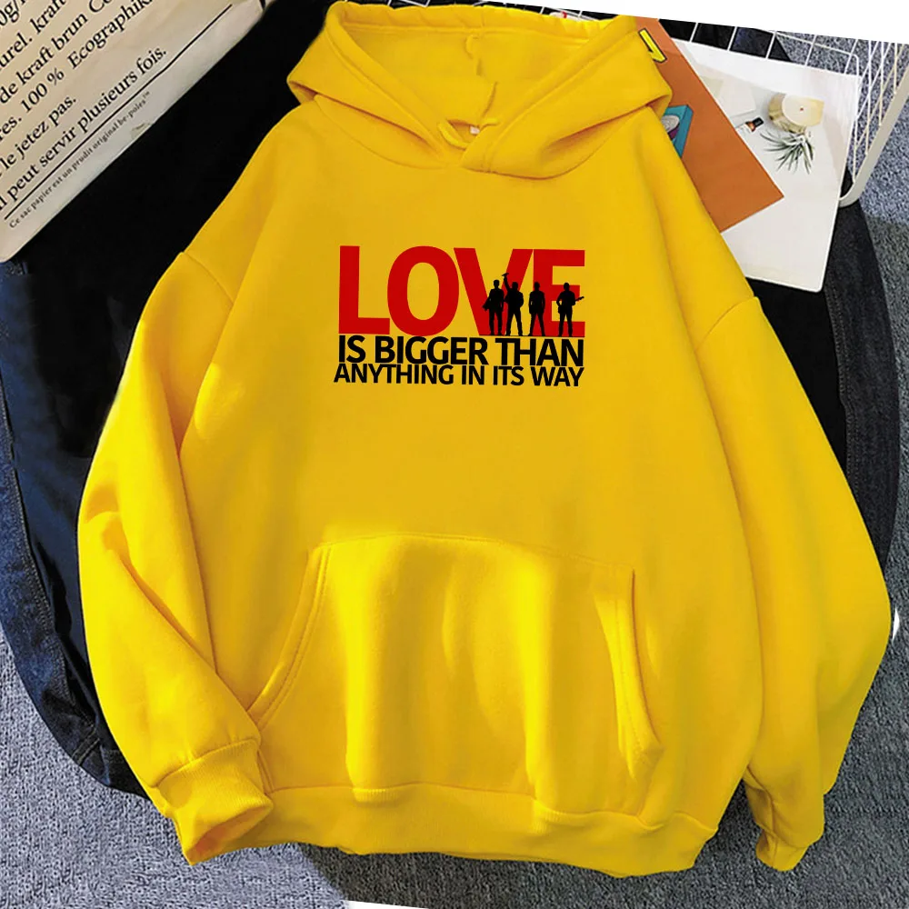 Love Is Bigger Than Anything In Its Way Hoodies Rock Band U2 Hip Hop Streetwear Women/Men Sweatshirts Graphic Clothes Casual Top
Love Is Bigger Than Anything In Its Way Hoodies Rock Band U2 Hip Hop Streetwear Women/Men Sweatshirts Graphic Clothes Casual Top