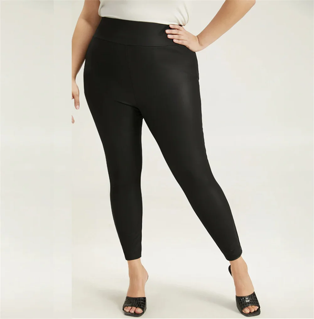 Curvy Plus Size Faux Leather Leggings Tummy Control Wideband Matte Pleather Leggin 2X 4X
Curvy Plus Size Faux Leather Leggings Tummy Control Wideband Matte Pleather Leggin 2X 4X