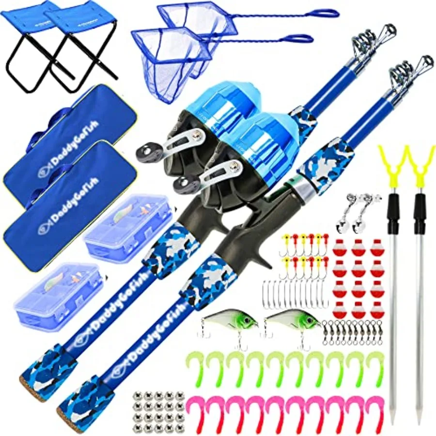 Fishing Pole - Rod Reel Combo Tackle Box Starter Set - First Year Small Dock Gear Kit for Boys Girls Toddler Youth Age Beginner
Fishing Pole - Rod Reel Combo Tackle Box Starter Set - First Year Small Dock Gear Kit for Boys Girls Toddler Youth Age Beginner