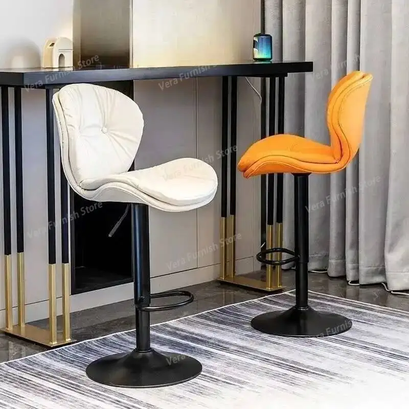 Bar Front Desk Stool Chair Makeup Swivel New Backrest Luxury Bar Light Liftable Stool and Chairs Island Nordic Style High Stools
Bar Front Desk Stool Chair Makeup Swivel New Backrest Luxury Bar Light Liftable Stool and Chairs Island Nordic Style High Stools