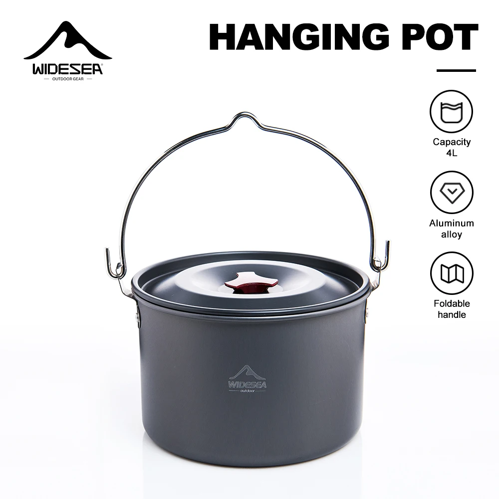 Widesea походный горшок из алюминиевого сплава, 4 л, портативная уличная посуда с сумкой для хранения, легкий для пеших прогулок, пикника, альпинизма
Widesea походный горшок из алюминиевого сплава, 4 л, портативная уличная посуда с сумкой для хранения, легкий для пеших прогулок, пикника, альпинизма