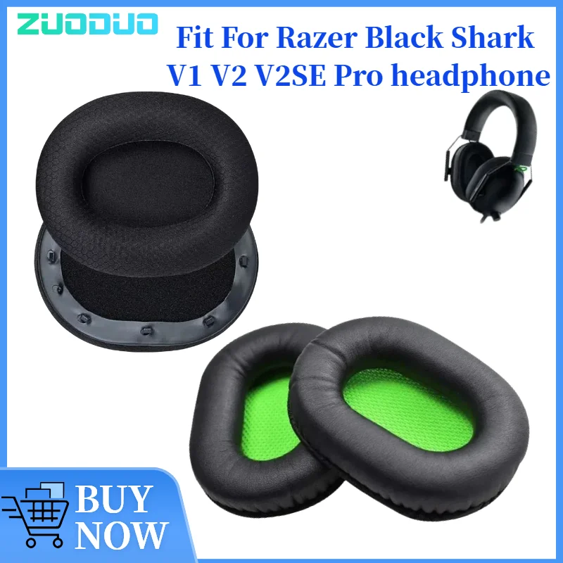 ZUODUO Replacement Protein Ear Pads for Razer Black Shark V1 V2 V2SE Pro Headphones Soft Foam Ear Cushions High Quality
ZUODUO Replacement Protein Ear Pads for Razer Black Shark V1 V2 V2SE Pro Headphones Soft Foam Ear Cushions High Quality