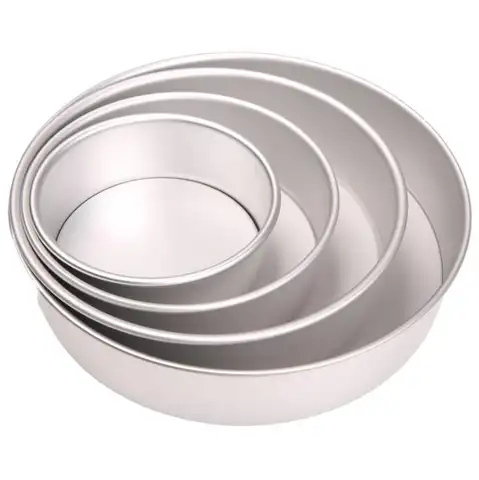Aluminum Alloy Round 2 / 4 / 5 / 6 / 8 / 9 / 10 / 11 /12 / 14 /16 Inch Cake Mold Cake Tool Baking Baking Mould Pan Bakeware Tool