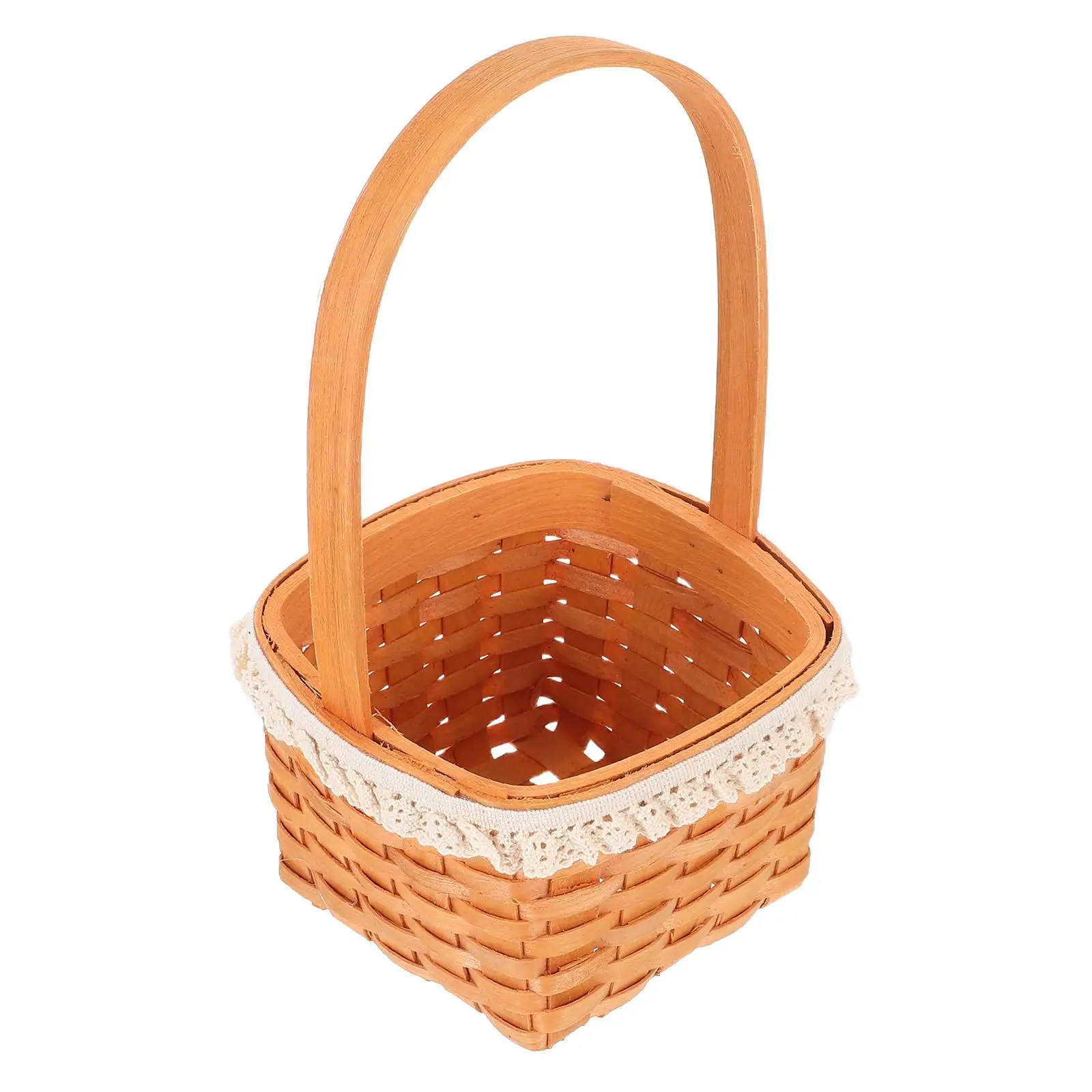 Mini Handwoven Wooden Baskets Artisanal Flower Egg Brown DIY Child Size Woven Small Bread Basket Versatile Home Decor Fruit
Mini Handwoven Wooden Baskets Artisanal Flower Egg Brown DIY Child Size Woven Small Bread Basket Versatile Home Decor Fruit