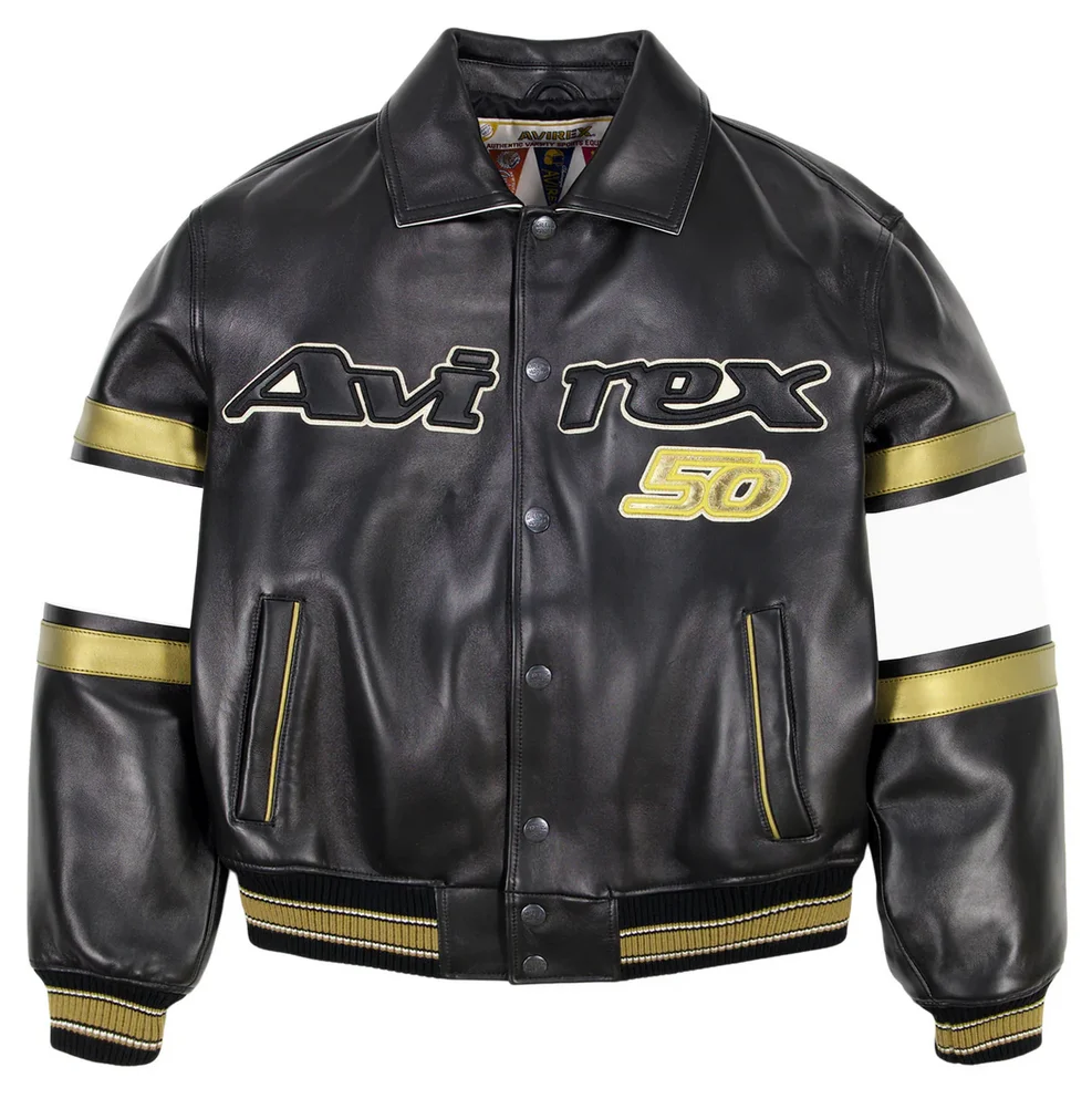 AVITEX 50th Anniversary Edition 2025 New Limited Edition French Lambskin Jacket Men's Goaler art patch set applique lining art
AVITEX 50th Anniversary Edition 2025 New Limited Edition French Lambskin Jacket Men's Goaler art patch set applique lining art
