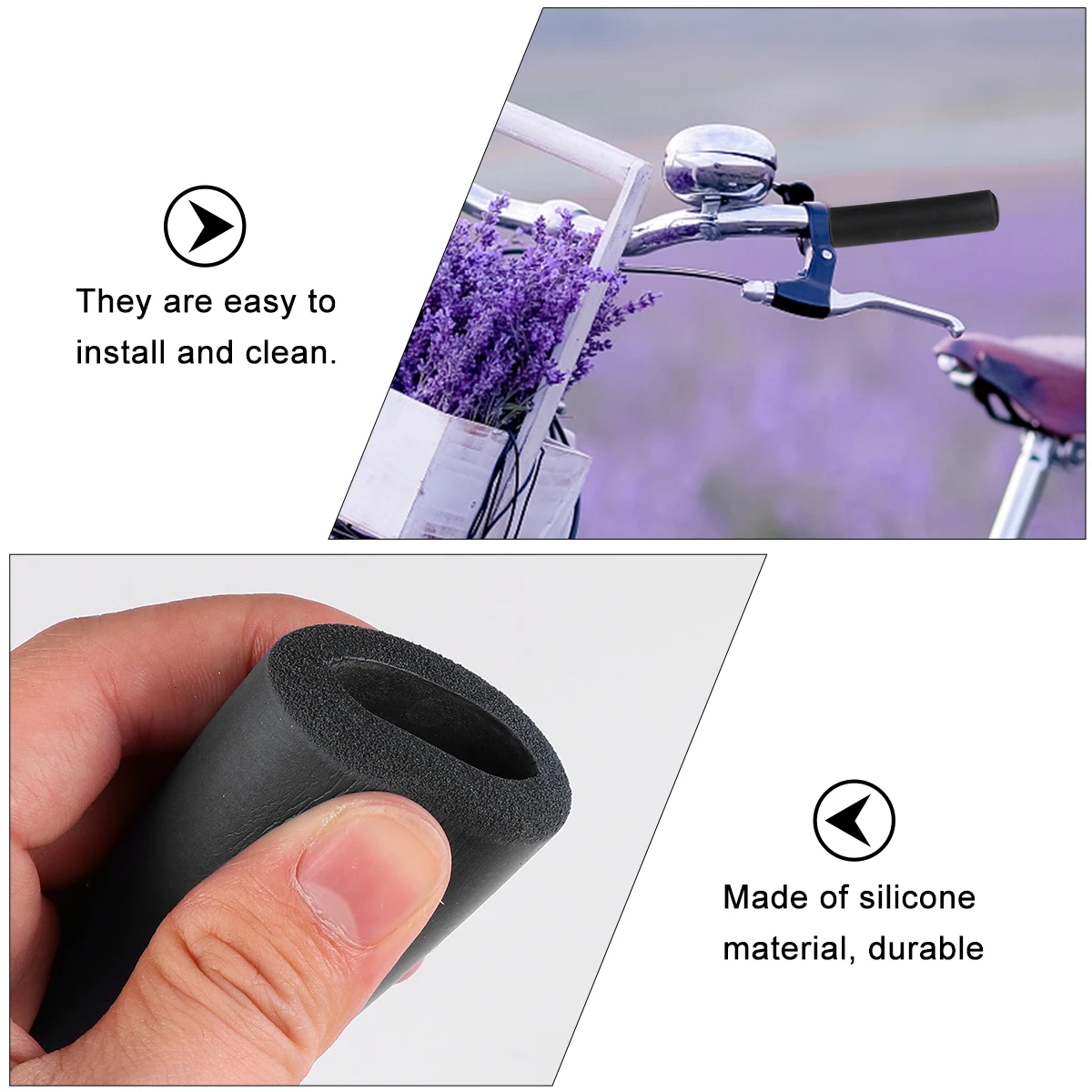 Silicone Gel Bike Handlebar Covers Durable Anti Slip Grip Protector Lightweight Brake Refit Parts Foam Tapes Bike Supplies Cool
Silicone Gel Bike Handlebar Covers Durable Anti Slip Grip Protector Lightweight Brake Refit Parts Foam Tapes Bike Supplies Cool