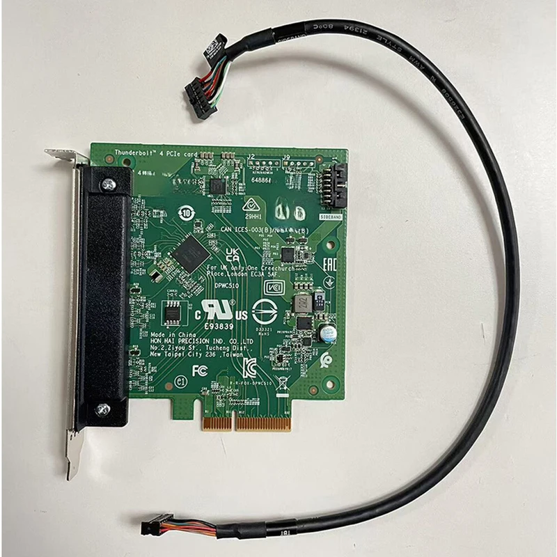 YY+For Dell T5860 T7960 Thunderbolt 4 Expansion Card With Cable
YY+For Dell T5860 T7960 Thunderbolt 4 Expansion Card With Cable