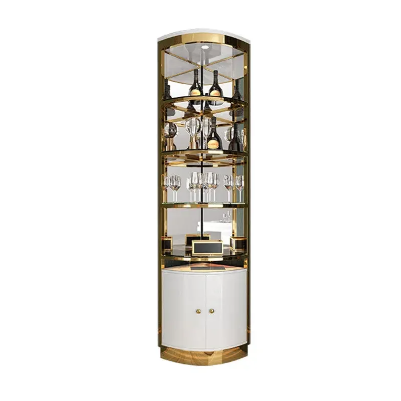 New Arrival Stainless Steel Customized Wine Rack Display Sideboard Cabinet Glass Opening
New Arrival Stainless Steel Customized Wine Rack Display Sideboard Cabinet Glass Opening