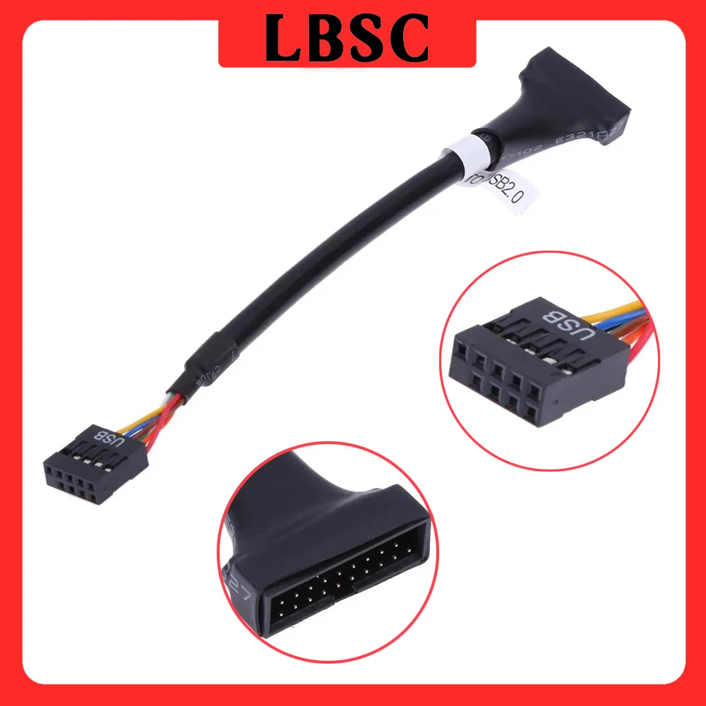 USB 3.0 20 Pin Male to USB 2.0 9 Pin Mother board Female Cable USB3.0 to USB2.0 adapter cable Converter Adapter For Computer PC
USB 3.0 20 Pin Male to USB 2.0 9 Pin Mother board Female Cable USB3.0 to USB2.0 adapter cable Converter Adapter For Computer PC