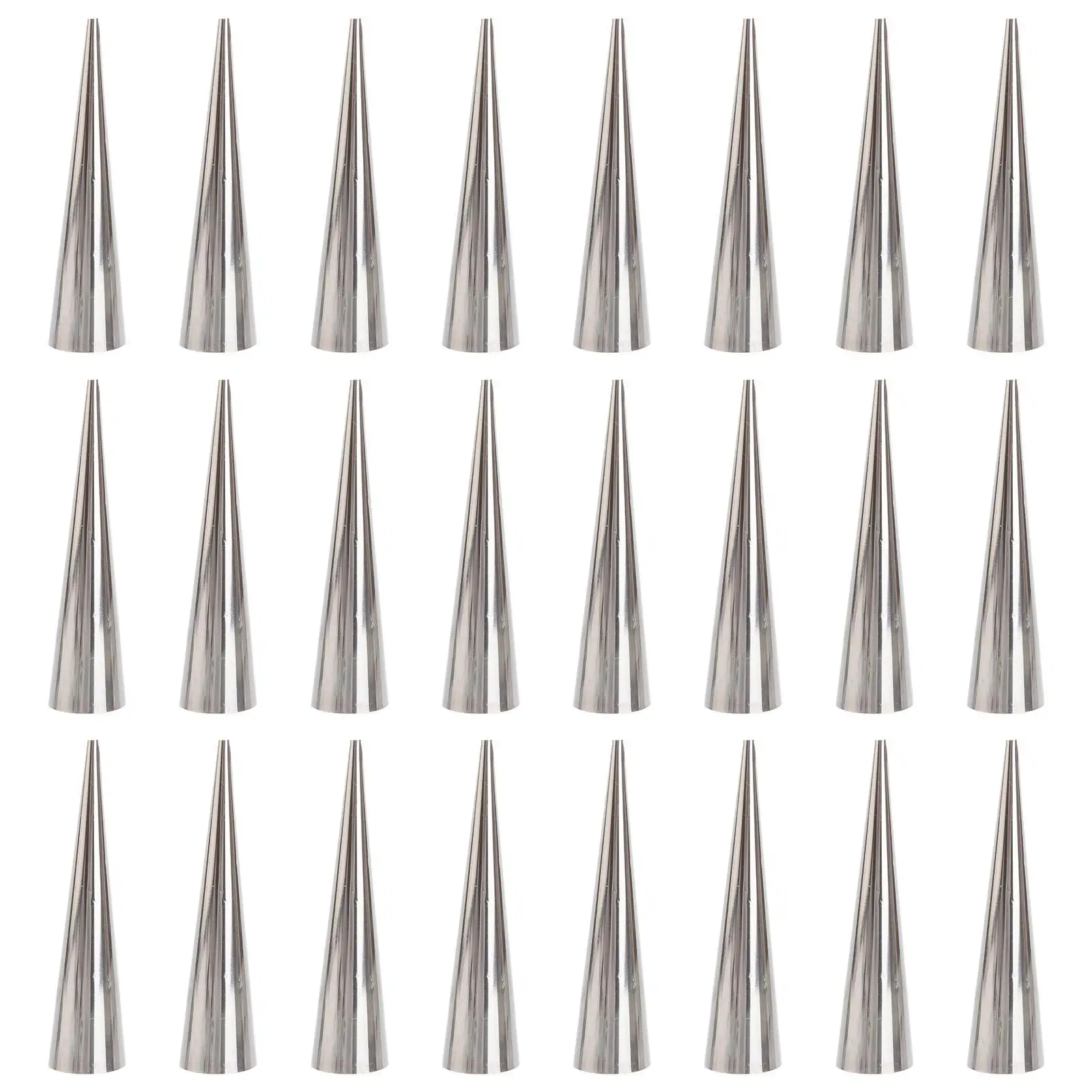 24Pcs Croissant Steel Cannoli Tubes Large Screw Horn Cannoli Tube Baking Stainless Steel Connoli Molds Pan Reusable
24Pcs Croissant Steel Cannoli Tubes Large Screw Horn Cannoli Tube Baking Stainless Steel Connoli Molds Pan Reusable