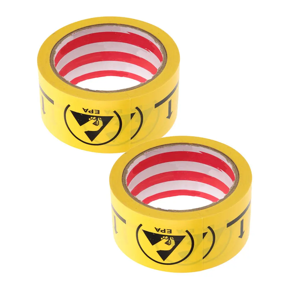 2 Rolls Electrostatic Warning Tape Heavy Duty Self Adhesive Safety Caution Tape for Antistatic Area Marking Static Warning Decal
2 Rolls Electrostatic Warning Tape Heavy Duty Self Adhesive Safety Caution Tape for Antistatic Area Marking Static Warning Decal