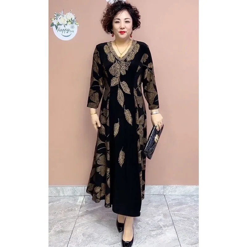 Retro High-End Long Skirt Women's Loose Fit Knee-Length Faionable Slimming Midi Dr Korean Sle Commute Pearls V-ne
Retro High-End Long Skirt Women's Loose Fit Knee-Length Faionable Slimming Midi Dr Korean Sle Commute Pearls V-ne