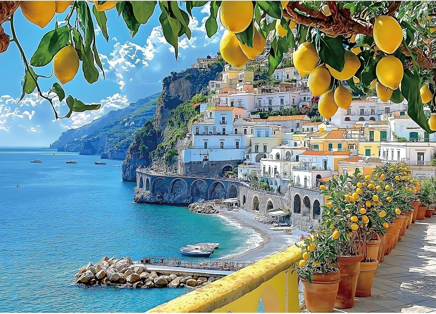  500/1000/1200/2000PCS Jigsaw PuzzleSeaside Scenery Home Family Activity Games for Gameroom Bedroom Home Decor Frameless
500/1000/1200/2000PCS Jigsaw PuzzleSeaside Scenery Home Family Activity Games for Gameroom Bedroom Home Decor Frameless