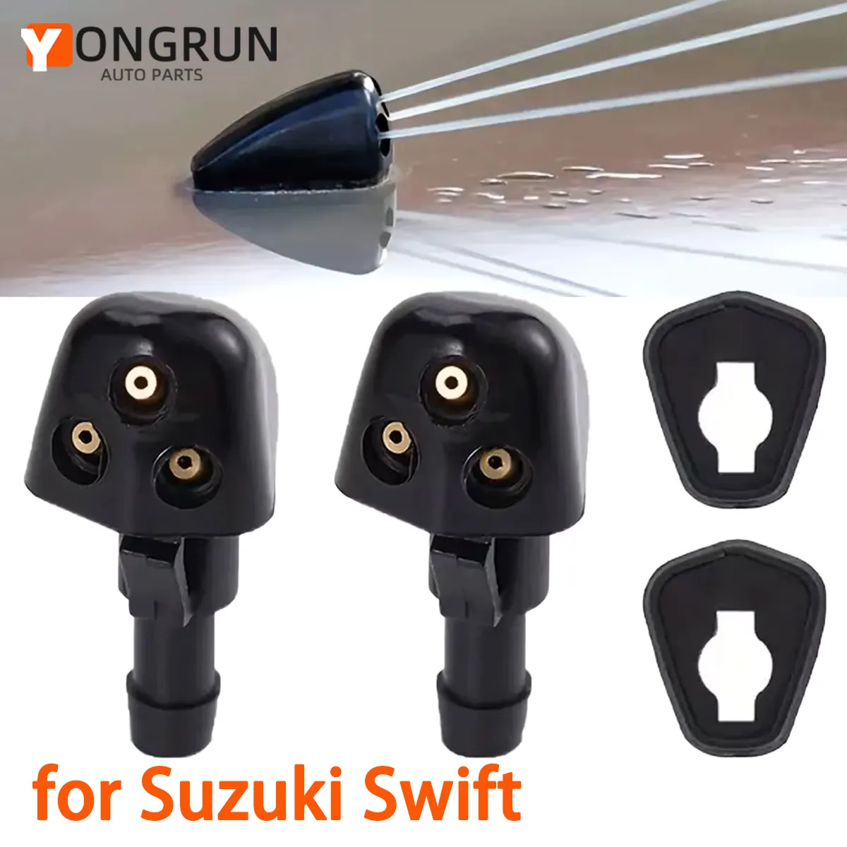 YONGRUN 2pcs Is Suitable For Suzuki Swift Sx4 Grand Vitara Car Accessories Windshield Spray Nozzles Windshield Wipers And Washer
YONGRUN 2pcs Is Suitable For Suzuki Swift Sx4 Grand Vitara Car Accessories Windshield Spray Nozzles Windshield Wipers And Washer