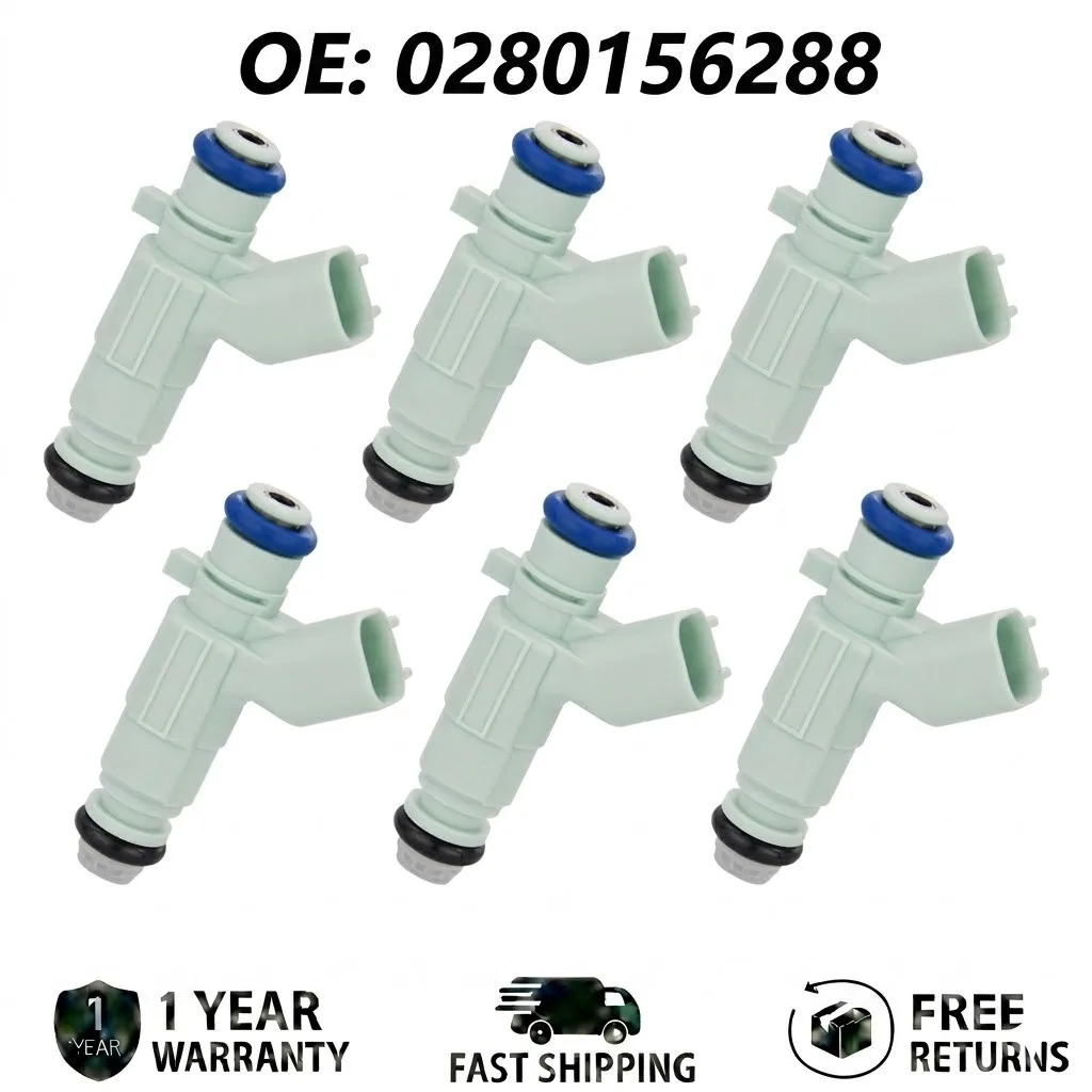 6pcs Fuel Injectors for 2007 Cadillac CTS 2.8L V6, Replacement Part 0280156288 FJ1024, Engine Nozzle Set, High Performance
6pcs Fuel Injectors for 2007 Cadillac CTS 2.8L V6, Replacement Part 0280156288 FJ1024, Engine Nozzle Set, High Performance
