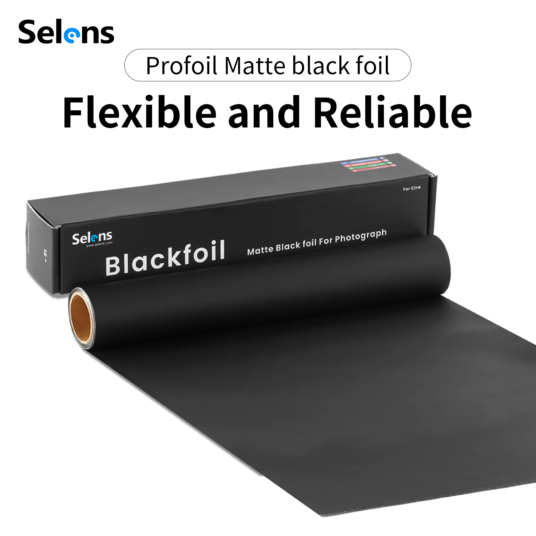 Selens Newest Black Aluminum Foil Paper Photography Matte Cinefoil Photo Studio Kits Aluminum Foil Paper Photography Accessories
Selens Newest Black Aluminum Foil Paper Photography Matte Cinefoil Photo Studio Kits Aluminum Foil Paper Photography Accessories