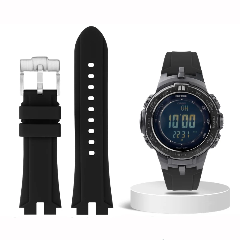 New Rubber Watchband For Casio PROTREK Strap PRW3000/3100/6000/6100Y Outdoor Sports Waterproof Silicone Watch Band Men Bracelet
New Rubber Watchband For Casio PROTREK Strap PRW3000/3100/6000/6100Y Outdoor Sports Waterproof Silicone Watch Band Men Bracelet