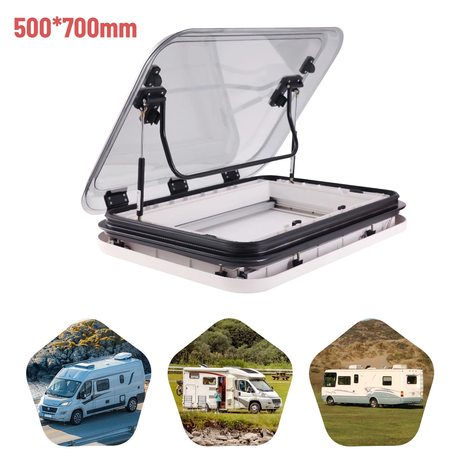 RV Roof Vent for Caravan, Waterproof Glass Glue, Easy Installation for Roof Window, Ideal for RV, Camper, and Caravan Roofs
RV Roof Vent for Caravan, Waterproof Glass Glue, Easy Installation for Roof Window, Ideal for RV, Camper, and Caravan Roofs