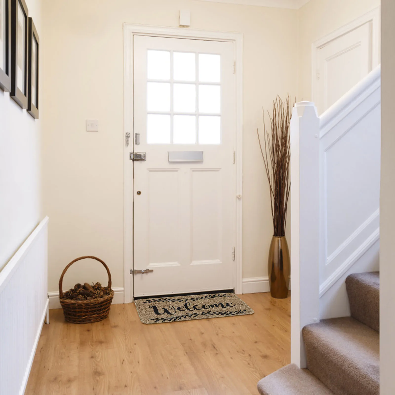 Non slip Doormat Water Absorption Floor Rug Front Door Mat Brown Entry Way Anti skid Indoor Outdoor Welcome Mats Home Decoration
Non slip Doormat Water Absorption Floor Rug Front Door Mat Brown Entry Way Anti skid Indoor Outdoor Welcome Mats Home Decoration